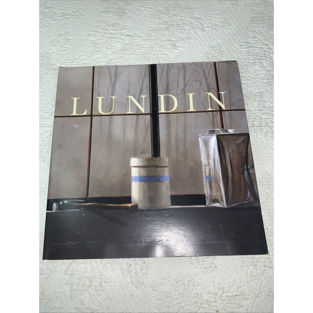 Norman Lundin art catalog signed letter‎ exhibit Drawing And Painting